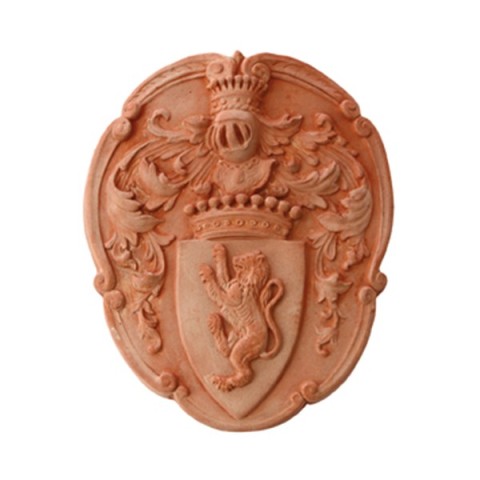 Terracotta Lion Crest